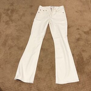 Women's White Flared Jeans